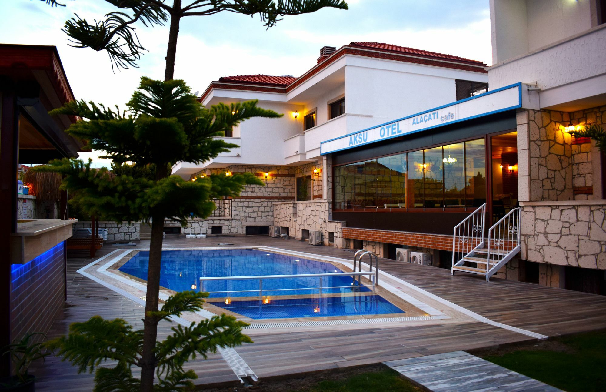 Aksu Hotel Alacati Exterior foto